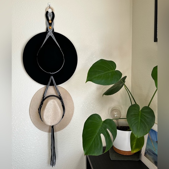 Customize Your Double Macrame Hat Hanger - Picture 4 of 12